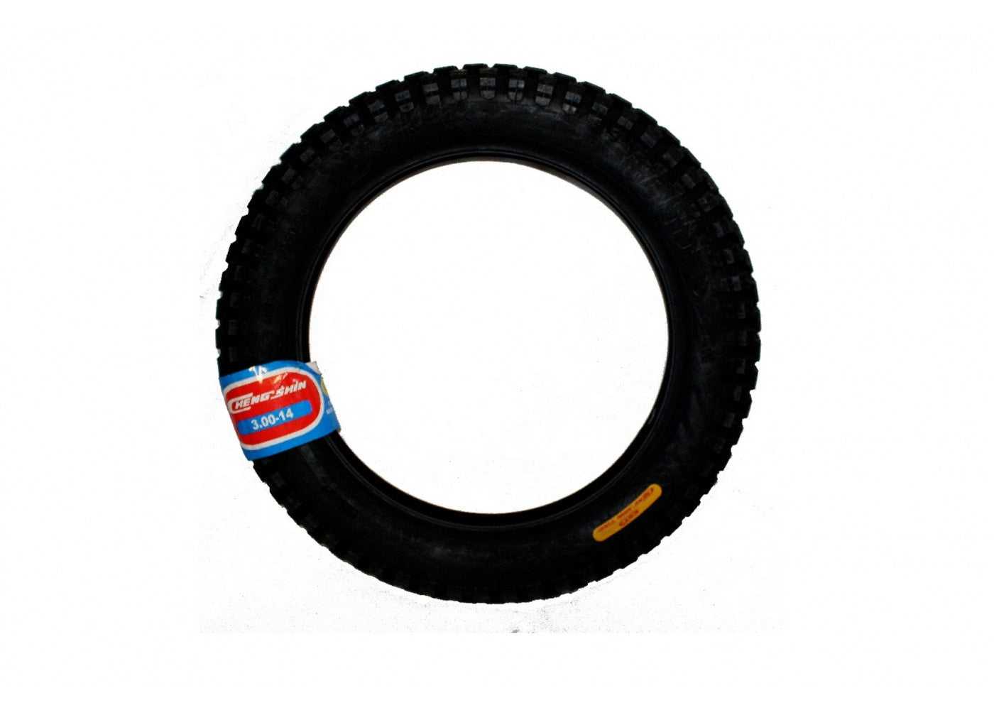 OSET, 14" X 3.0" REAR TRIALS TYRE FOR OSET 20 BETA MINI TRIAL TY80 ETC