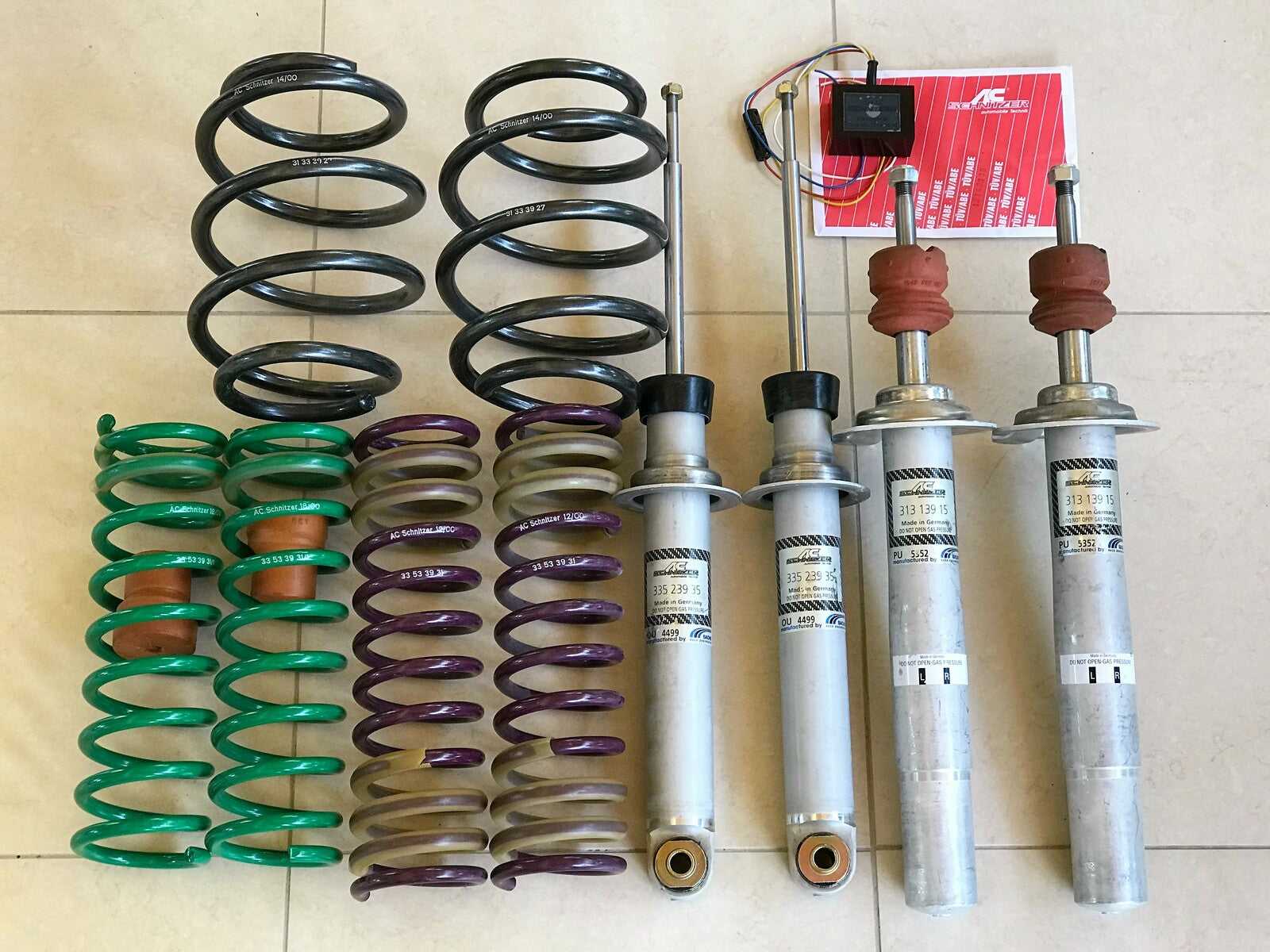 AC Schnitzer, AC Schnitzer BMW M5 E39 Shock Absorbers Front and Rear Kit