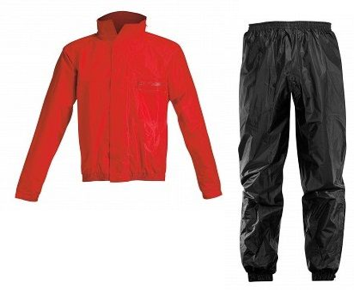 ACERBIS, ACERBIS ADULTS RAIN SUIT LOGO BLACK & RED