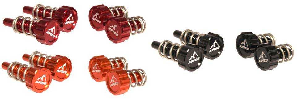 SJ Trials, APICO MONTESA BRAKE AND CLUTCH LEVER ADJUSTER SET (3 COLOURS)