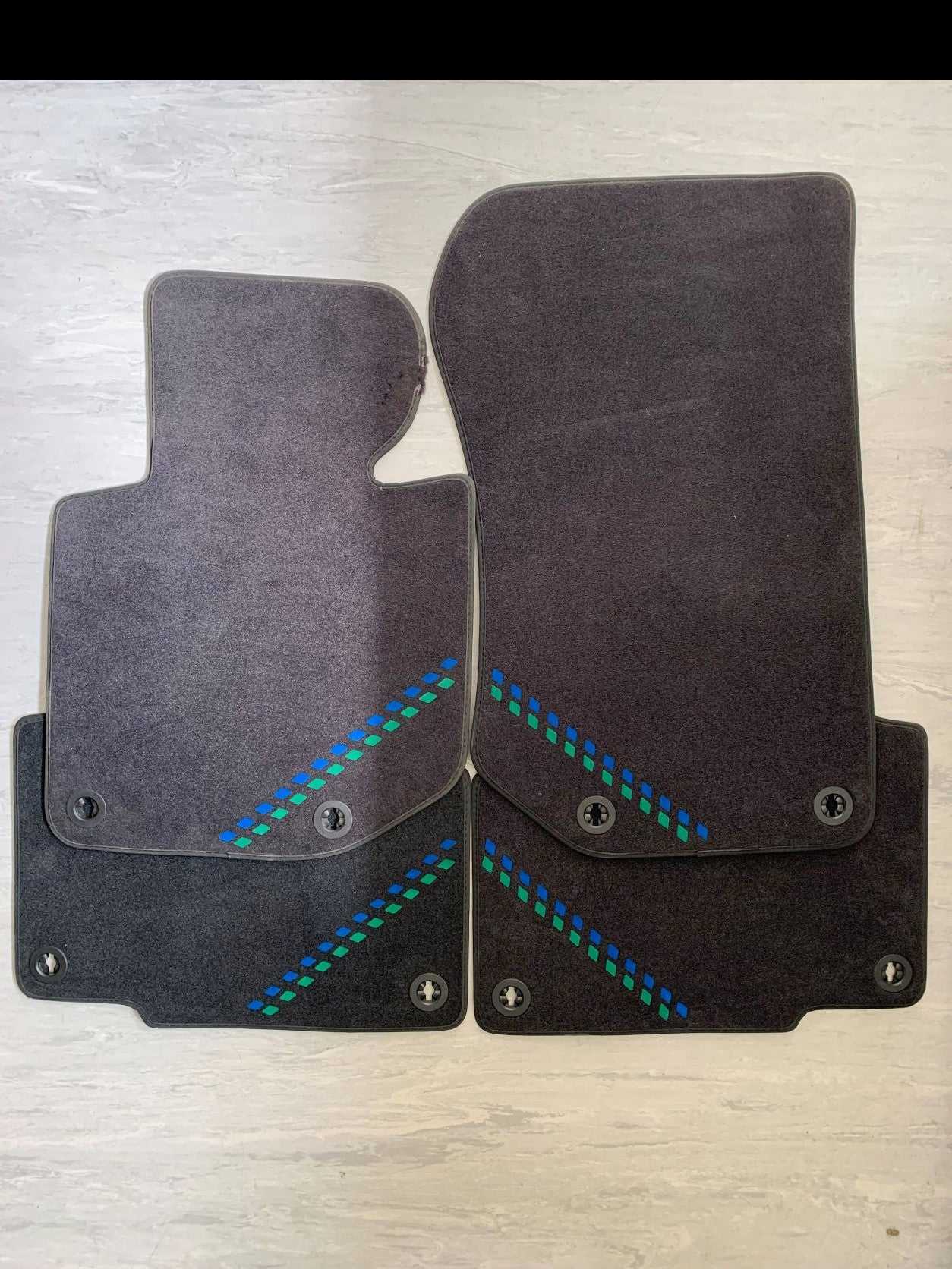 ALPINA, Alpina BMW Velour Floor Mats Front and Rear