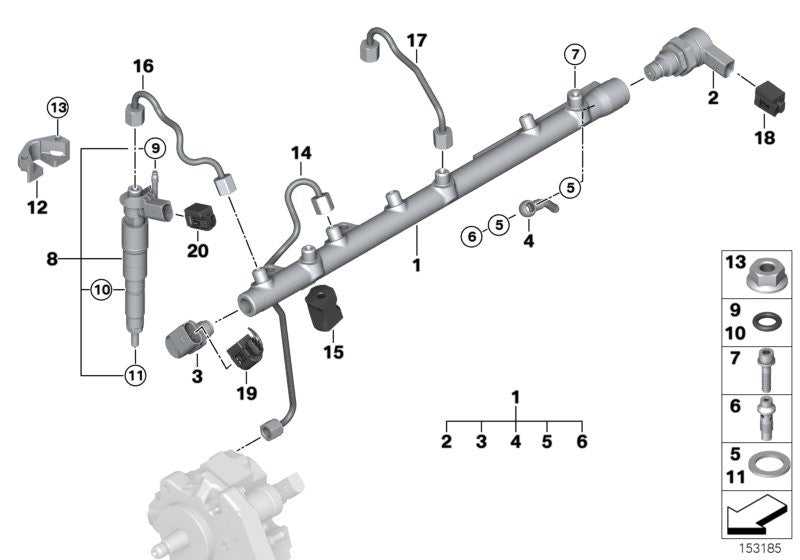 TOPRAN, Audi BMW Mercedes-Benz Porsche Seat Skoda VW Injection Nozzle O-Ring