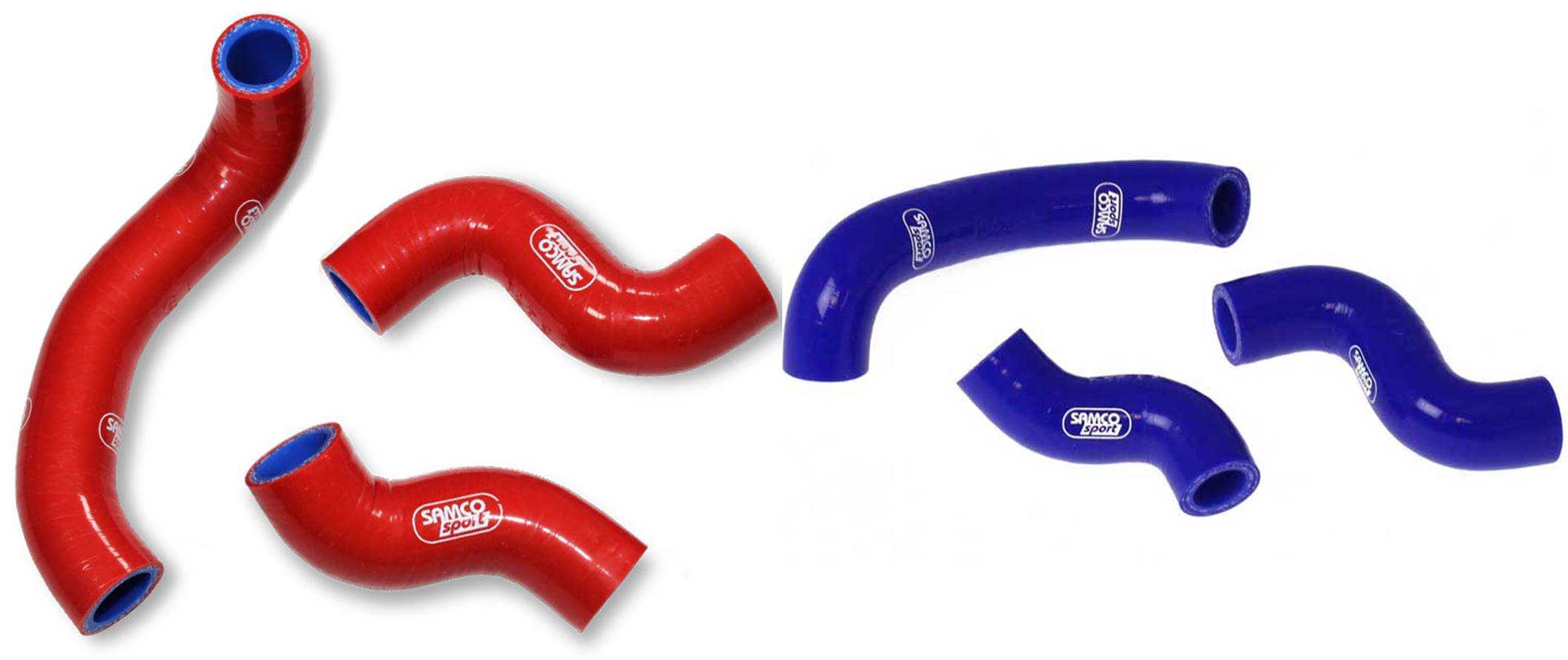 SAMCO, BETA EVO 2T  SILICONE SAMCO HOSE KIT 125 250 290 300 (RED OR BLUE)