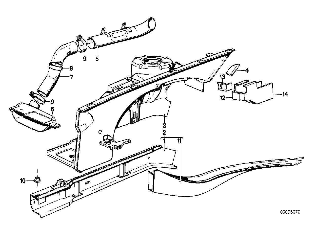 BMW, BMW Air Channel Duct