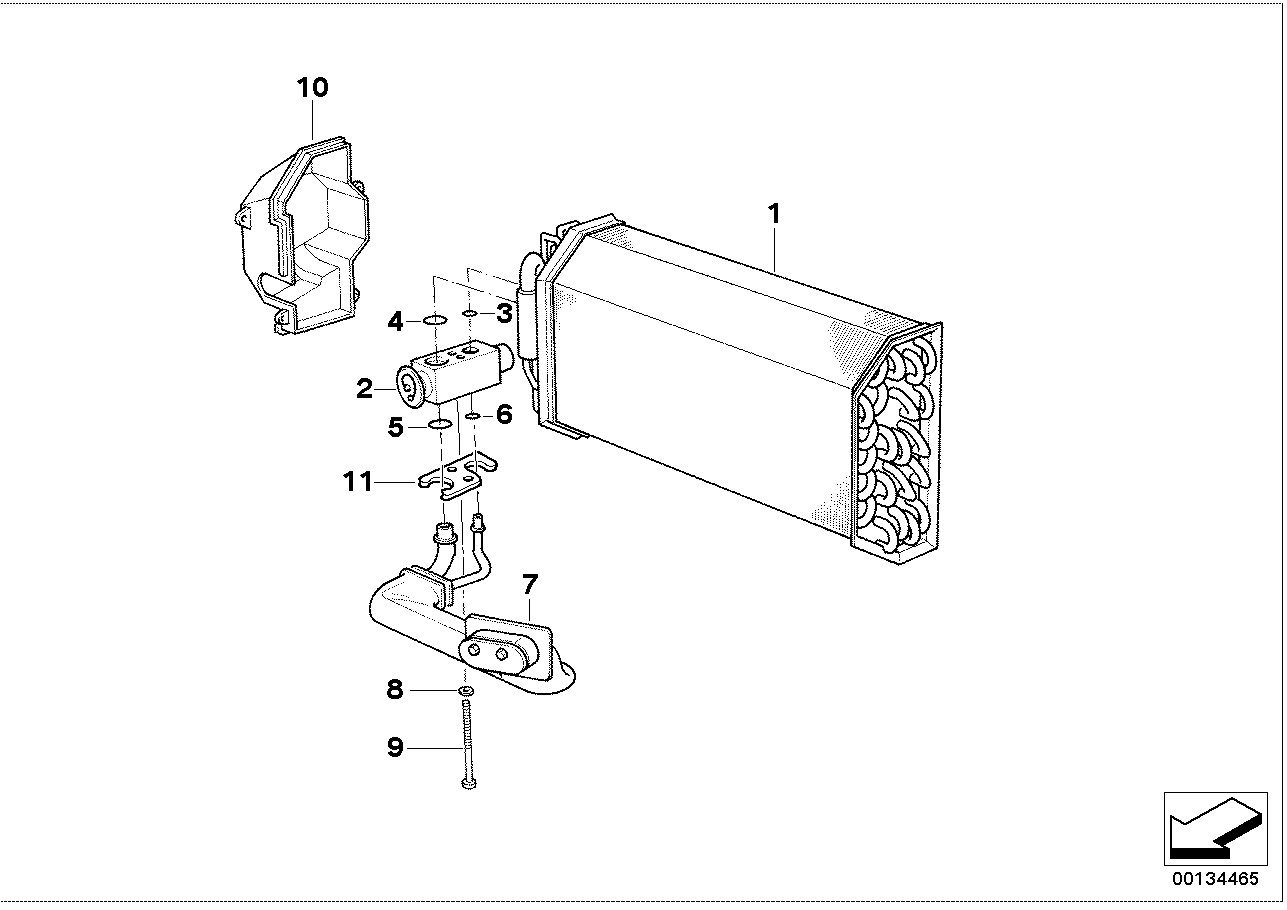 MAXPART, BMW Air Conditioning Evaporator