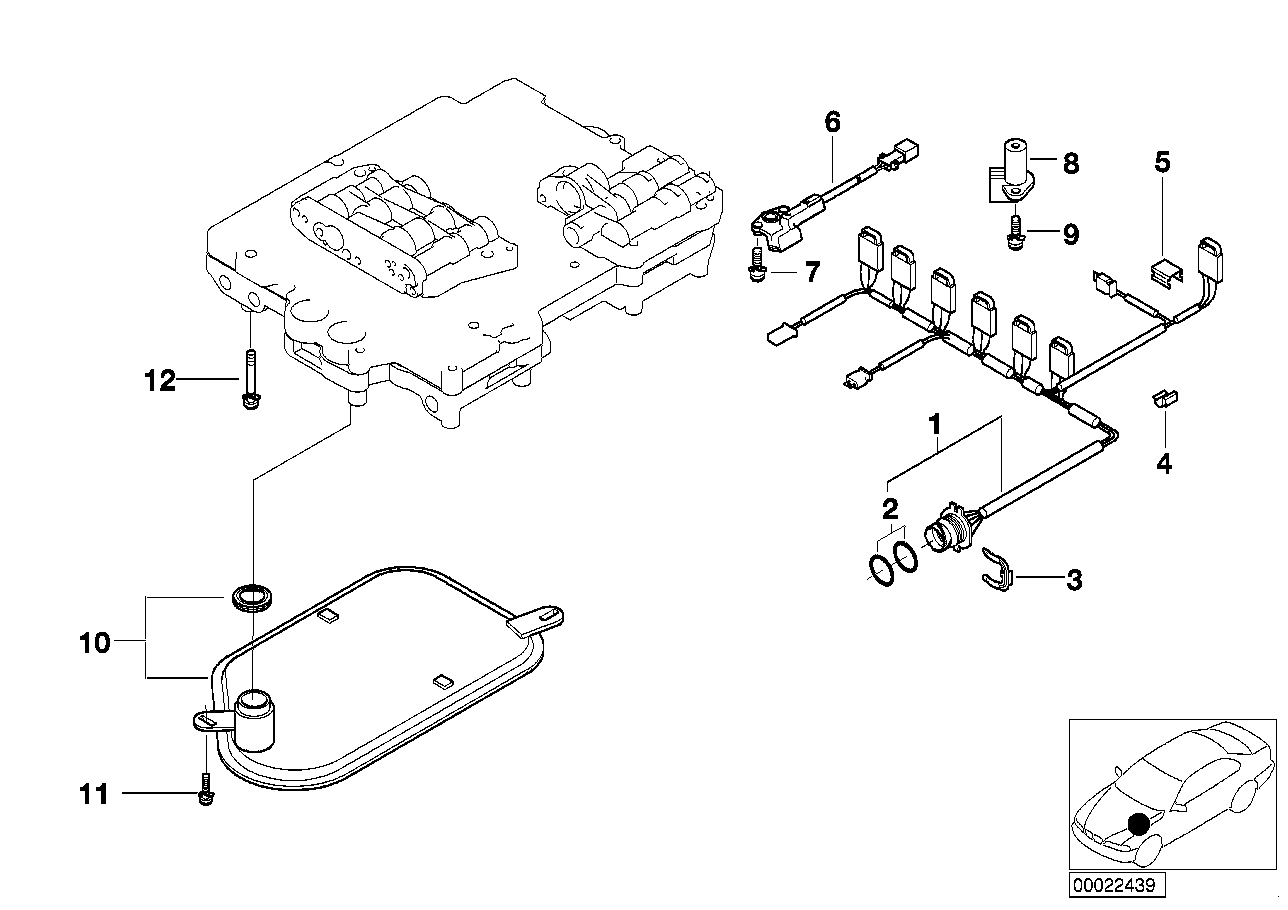 VAICO, BMW Automatic Transmission Oil Pan Gasket Seal