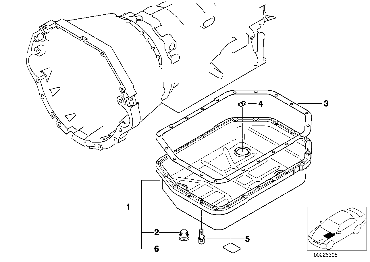 MEYLE, BMW Automatic Transmission Oil Pan Gasket