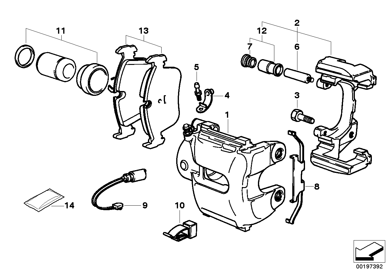 BRYMAN, BMW Brake Pad Set Front