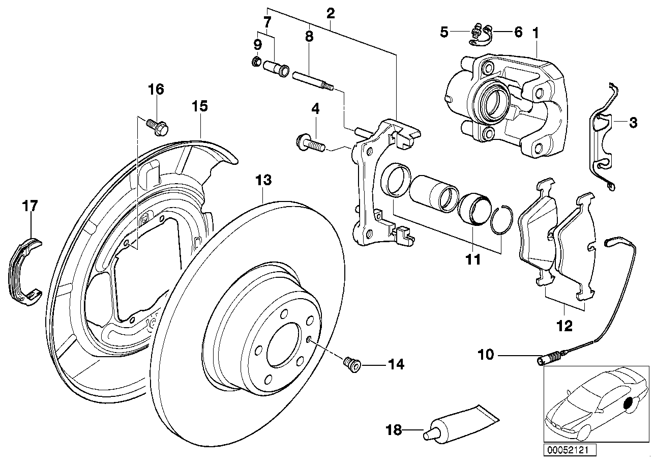 MAXPART, BMW Brake Pad Wear Sensor