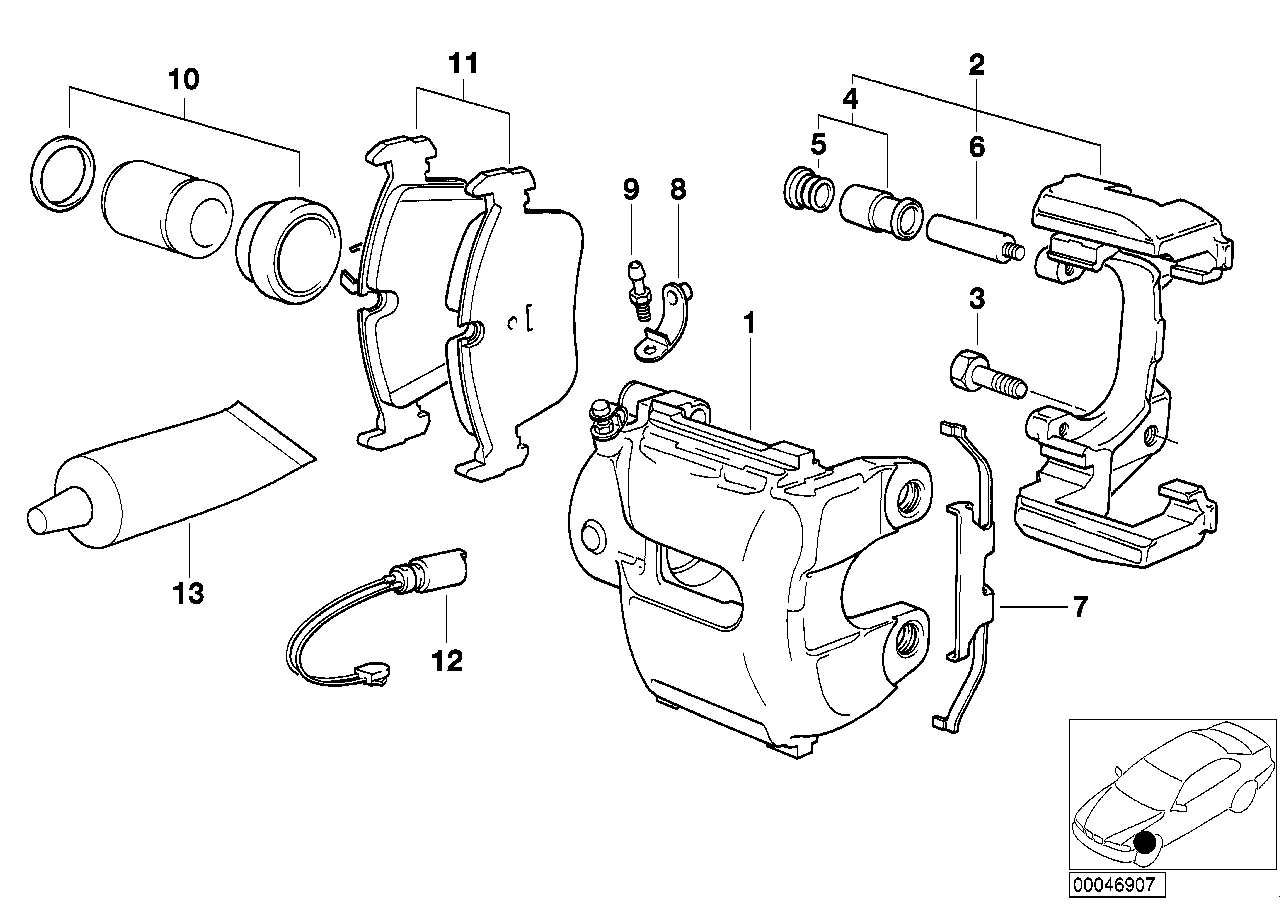 MAXPART, BMW Brake Pad Wear Sensor