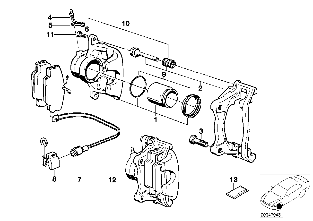 BOWA, BMW Brake Pad Wear Sensor