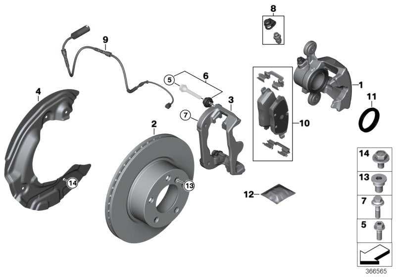 TEXTAR, BMW Brake Pad Wear Sensor Front