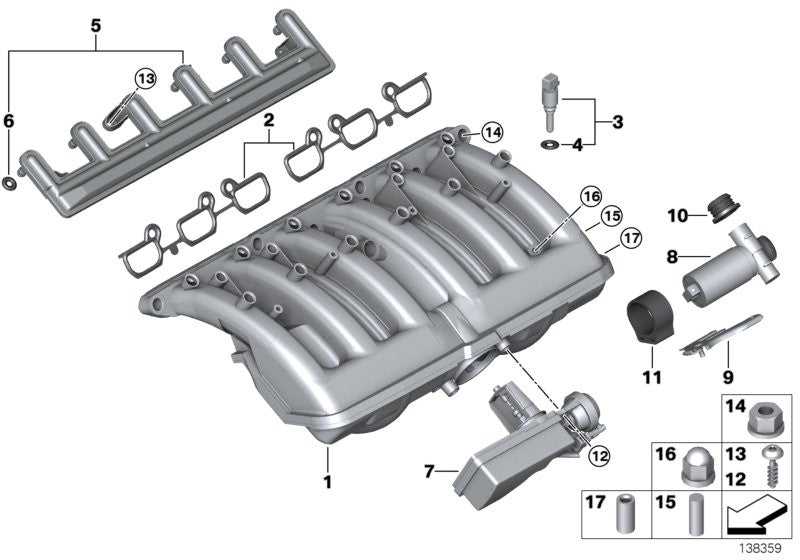 TECHSMART, BMW DISA Valve Repair Kit