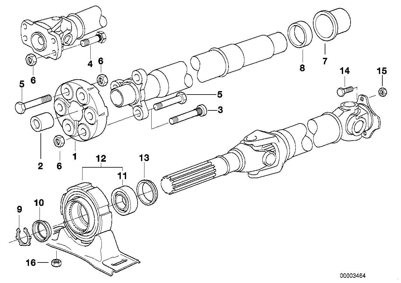 TRUCKTEC AUTOMOTIVE, BMW Drive Shaft Universal Joint Flex Disc Guibo