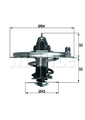 BEHR, BMW Engine Coolant Water Thermostat and Seal