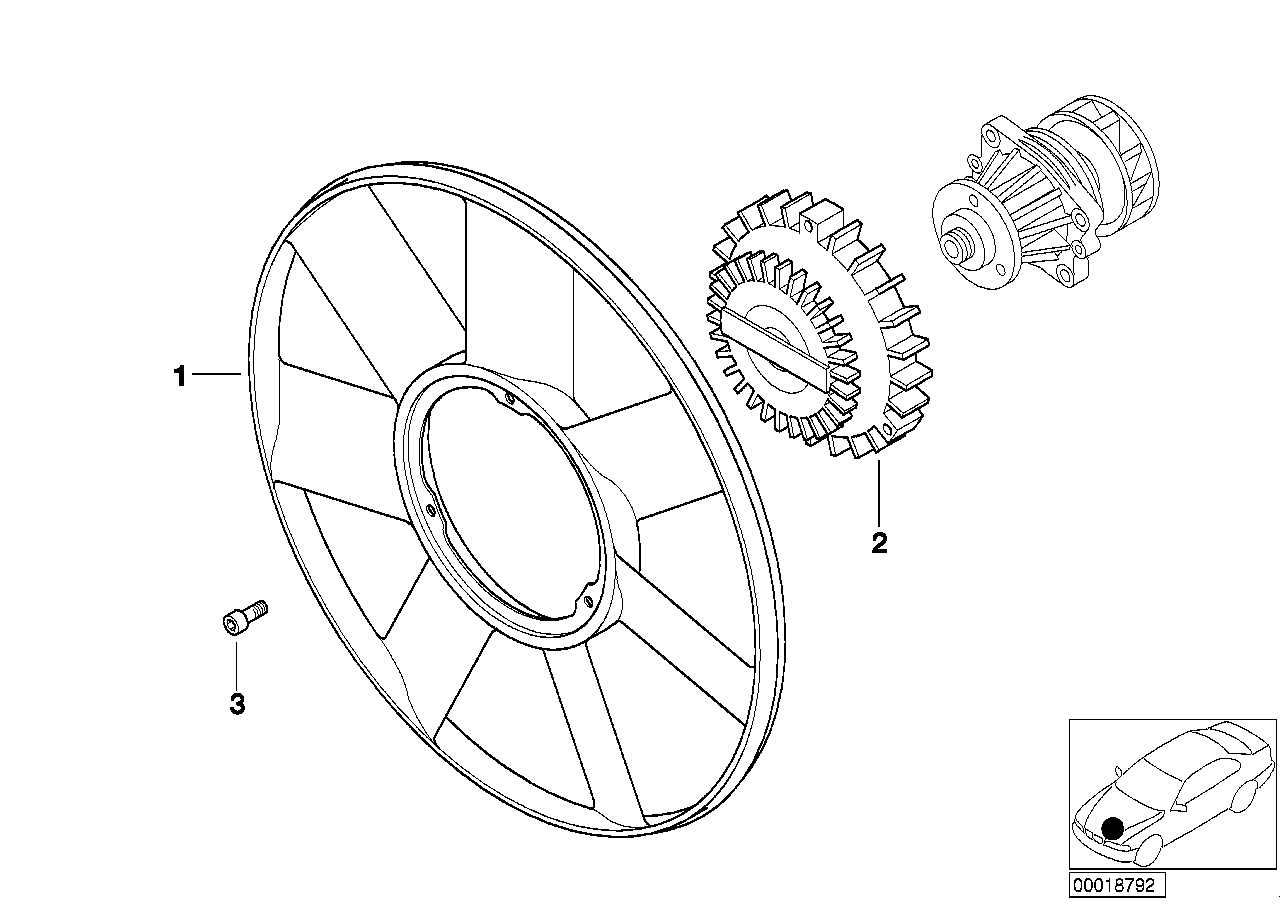 TRUCKTEC AUTOMOTIVE, BMW Engine Cooling Fan Clutch Coupling