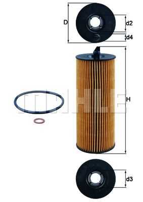 MAHLE, BMW Engine Oil Filter Kit