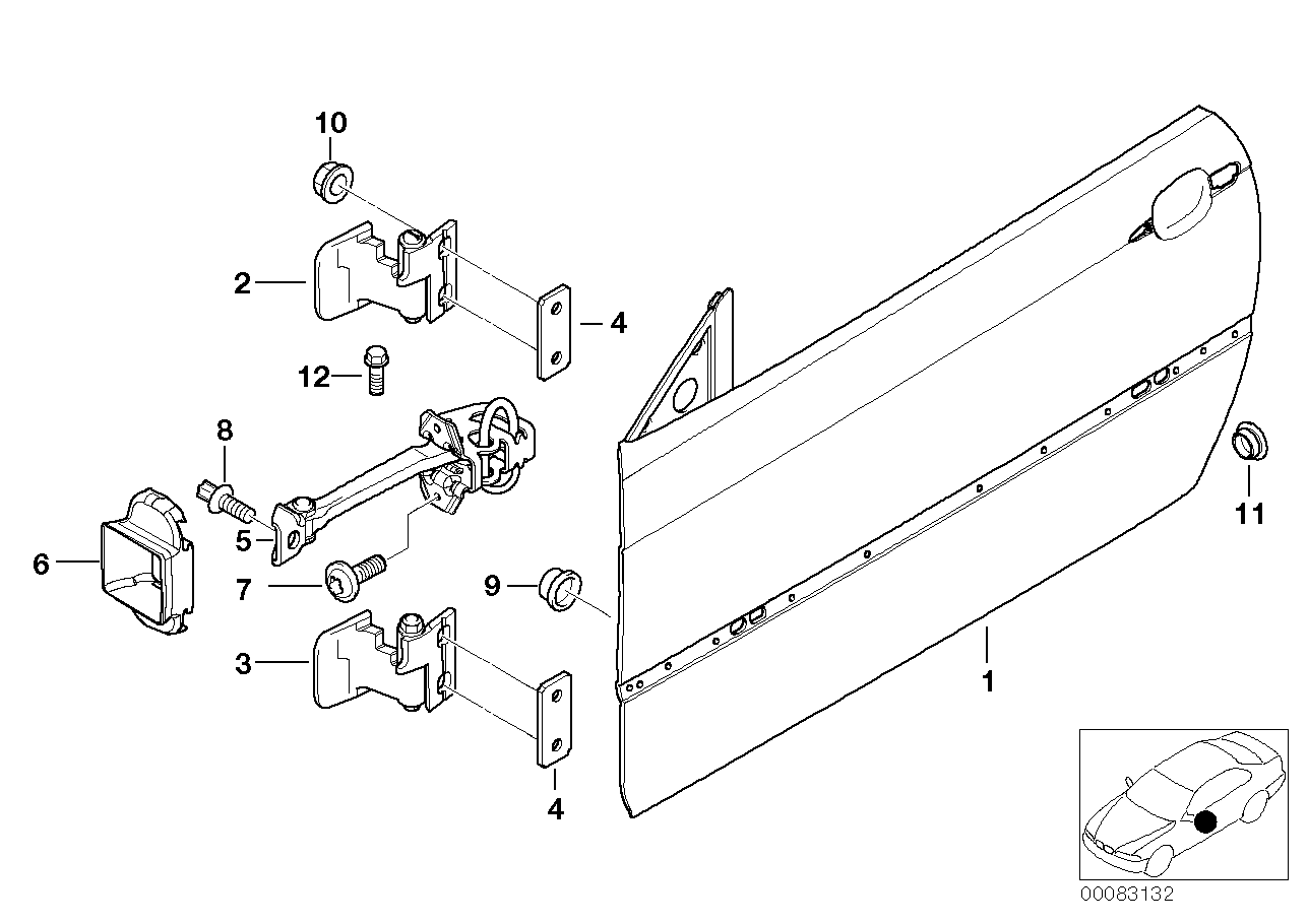 VAICO, BMW Front Door Brake