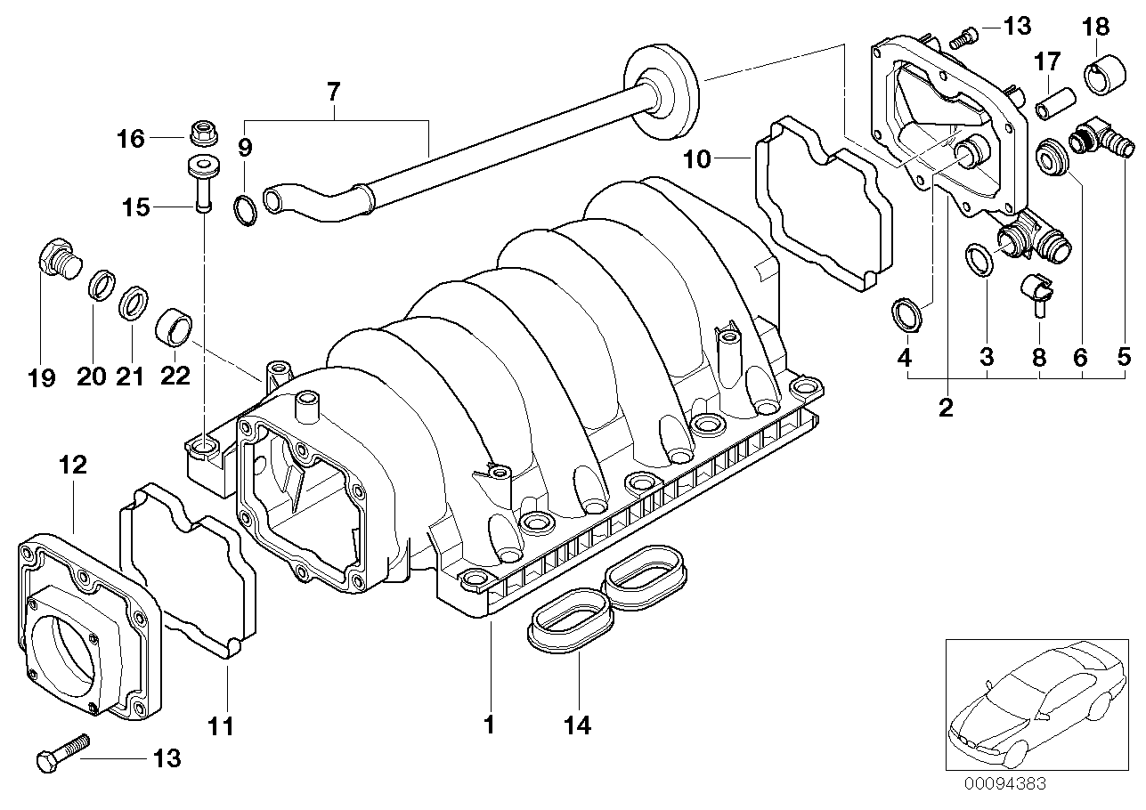 TOPRAN, BMW Intake Manifold Gasket