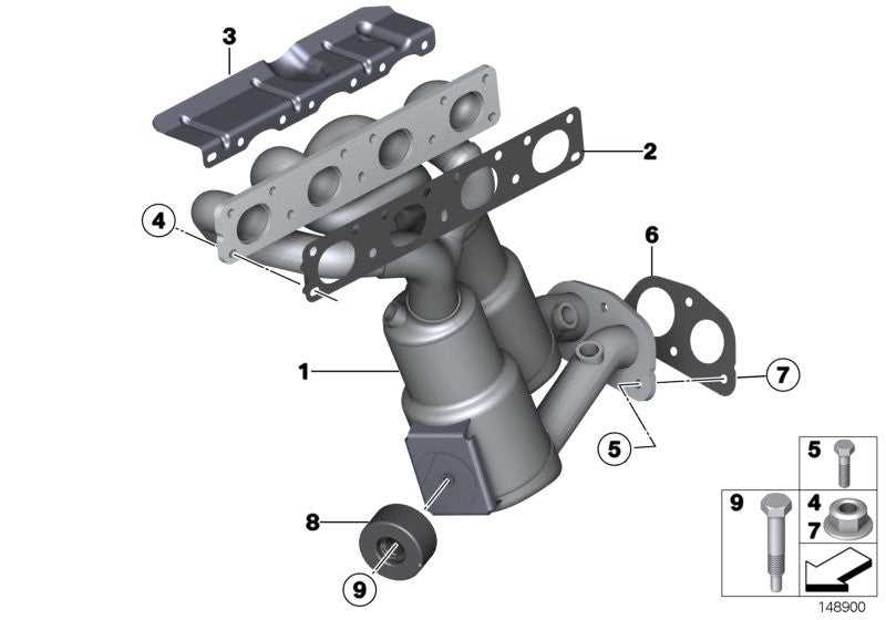 Fischer Automotive, BMW Mercedes-Benz Exhaust Manifold Hex Nut