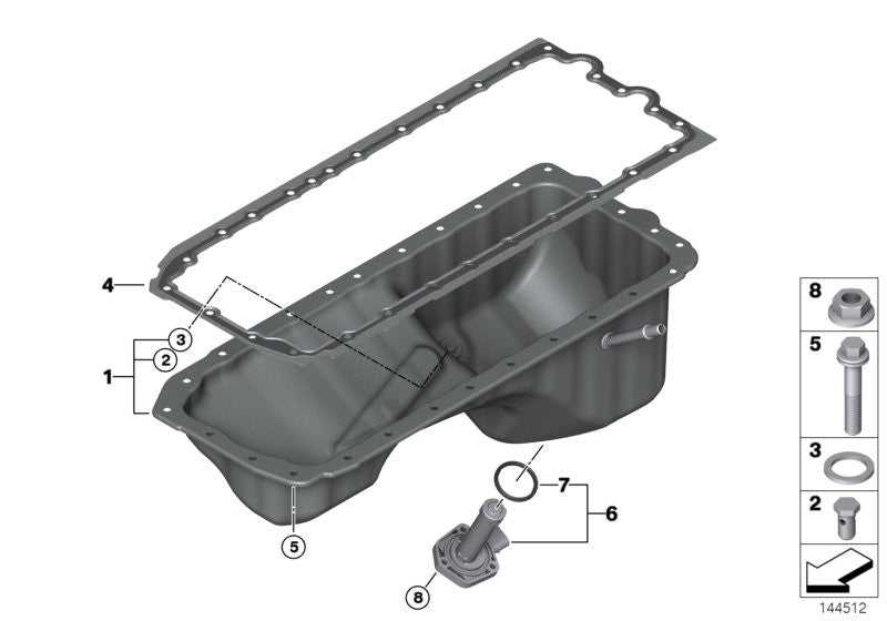 ELRING, BMW Oil Sump Gasket