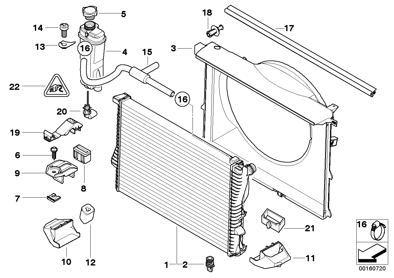 BRYMAN, BMW Radiator Fan Shroud