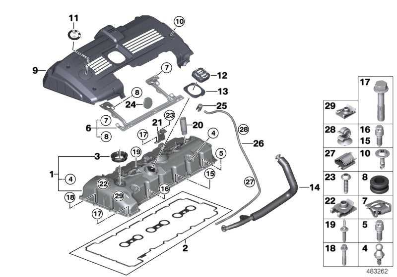 ELRING, BMW Rocker Cover Gasket Set