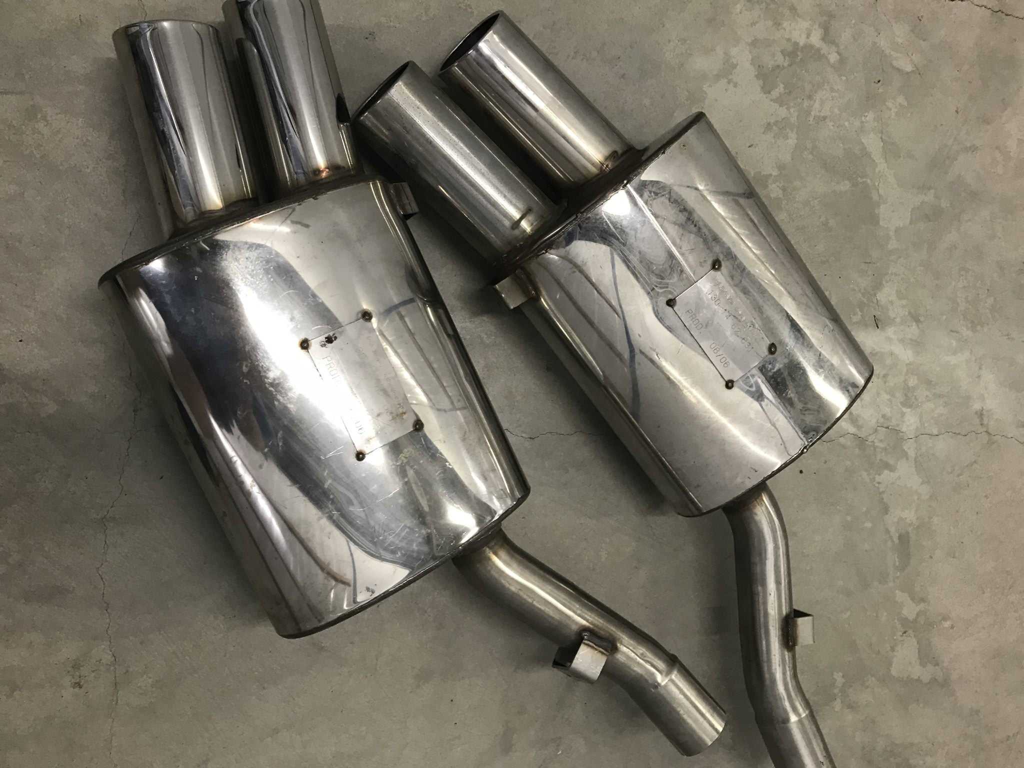 Racing Dynamics, BMW Sports Silencer Exhaust Dual Tip Set