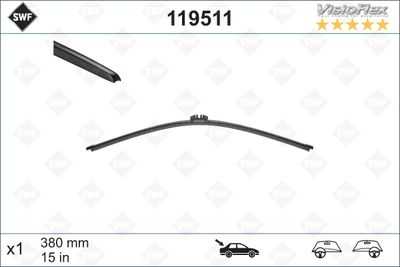 SWF, BMW Wiper Blade Rear