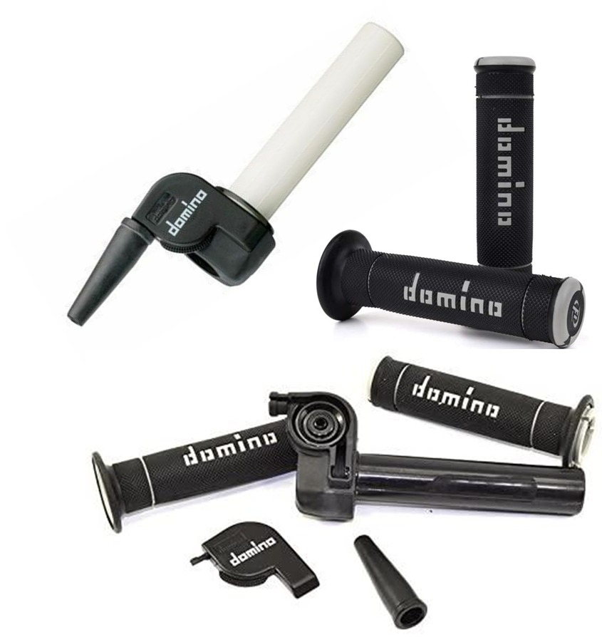 DOMINO, DOMINO THROTTLE AND GRIP SET (FAST OR SLOW ACTION)