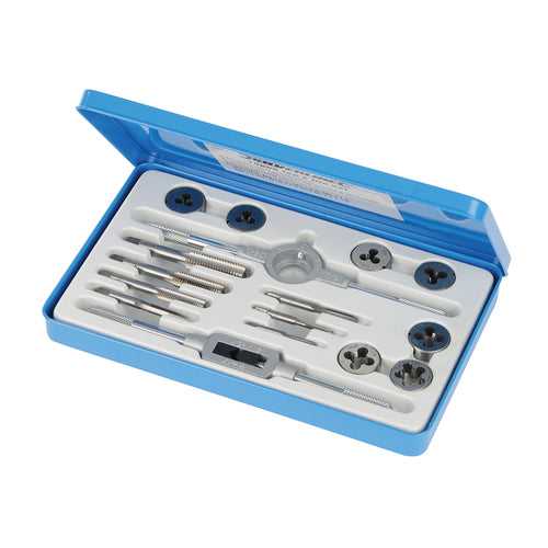 SILVERLINE, EXPERT TAP & DIE SET- 16 PIECES