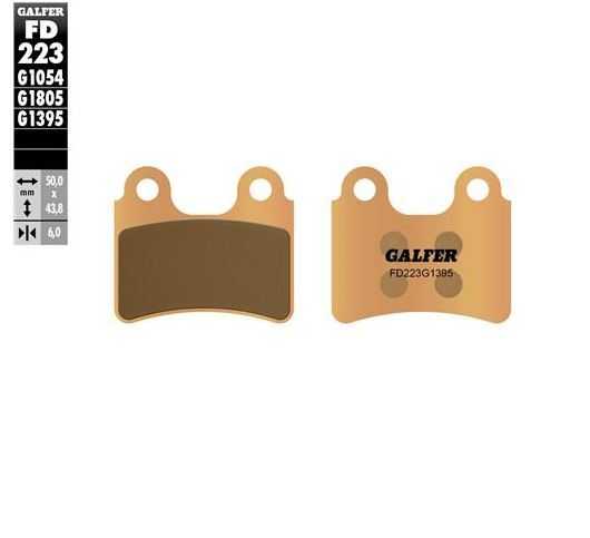 GALFER, GALFER FD223 BRAKE PADS (AJP & BRAKTEC CALIPERS (NOT MONOBLOCK)