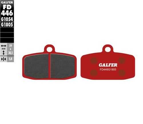 GALFER, GALFER FD446 BRAKE PADS (FORMULA BRAKE CALIPER)