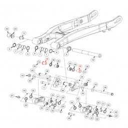 GAS GAS, GAS GAS PRO SWINGING ARM LINKAGE BUSH 02-18