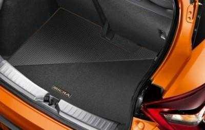 Nissan, Genuine Nissan Micra (K14FR) Orange Trunk Mat, Reversible - 2017-2023