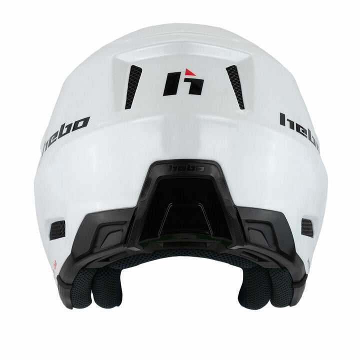 HEBO, HELMET ZONE PRO MONOCOLOR WHITE TRIALS HELMET