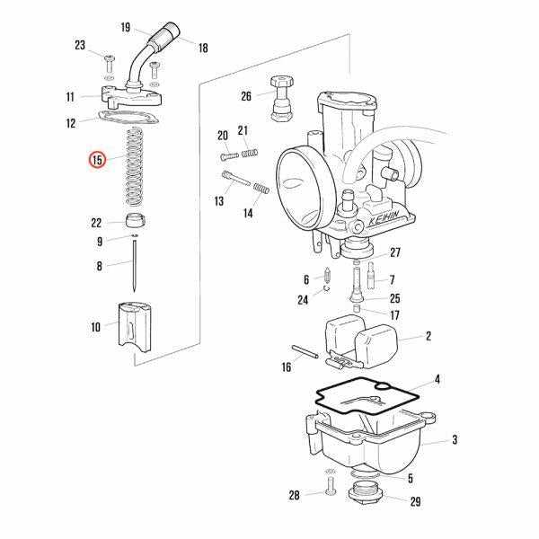 KEIHIN, JITSIE KEIHIN PWK 28 THROTTLE VALVE SPRING