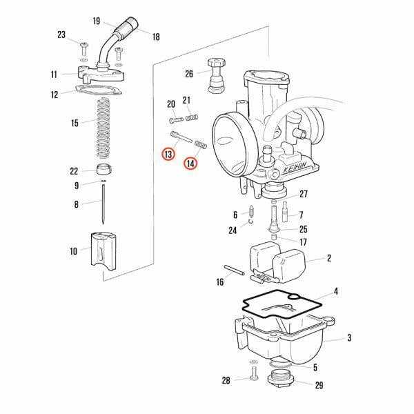 KEIHIN, KEIHIN PWK 28 AIR SCREW KIT