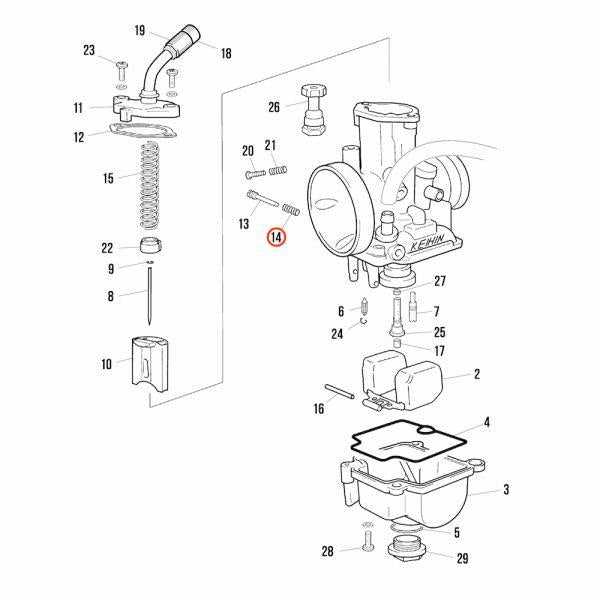 KEIHIN, KEIHIN PWK 28 AIR SCREW SPRING