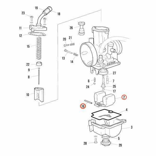 KEIHIN, KEIHIN PWK 28 FLOAT AND PIN