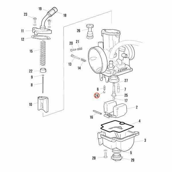 KEIHIN, KEIHIN PWK 28 FLOAT VALVE CLIP 0405-013-1000