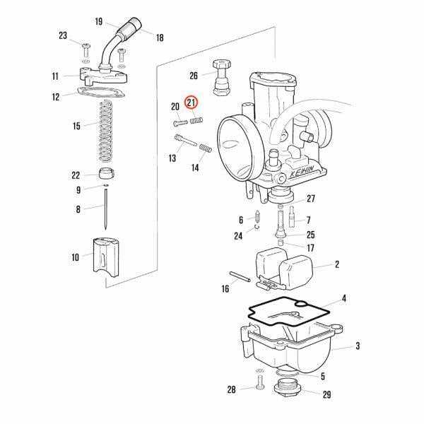 KEIHIN, KEIHIN PWK 28 IDLE SCREW SPRING