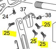 SCORPA, M8 X 12MM BUTTON HEAD SCREW (SCORPA / SHERCO SIDE STAND)