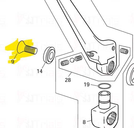 SCORPA, M8 X 20MM COUNTERSINK SCREW- SCORPA SHERCO BETA MONTESA EM