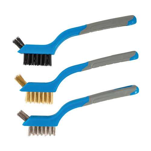 SILVERLINE, MINI WIRE BRUSH SET 3 PIECE