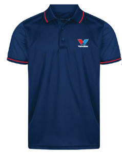 Team Valvoline, Mens Valvoline Navy Blue Polo