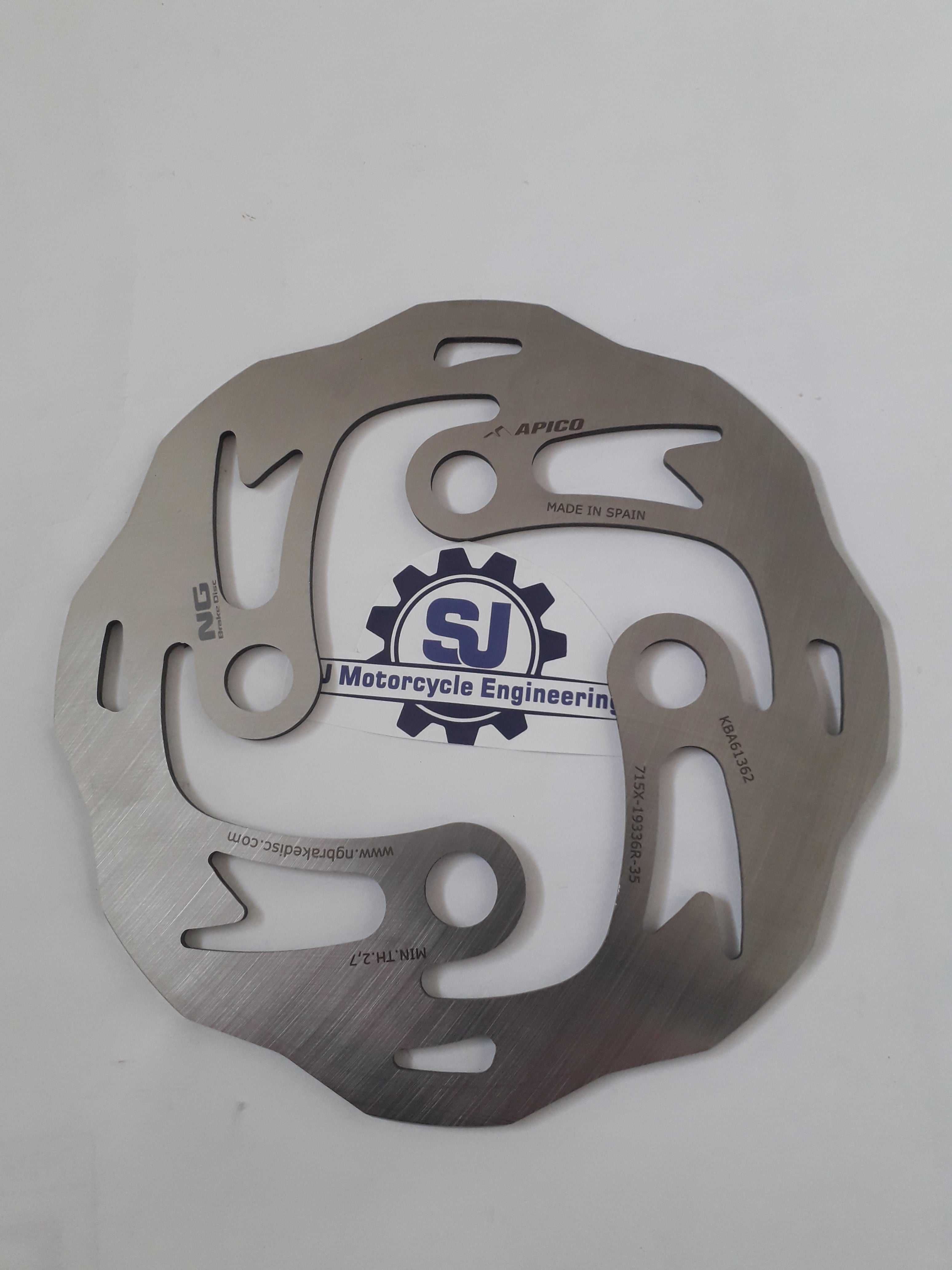 NG, NG WAVY FRONT BRAKE DISC (GAS GAS TRS SHERCO SCORPA ETC )