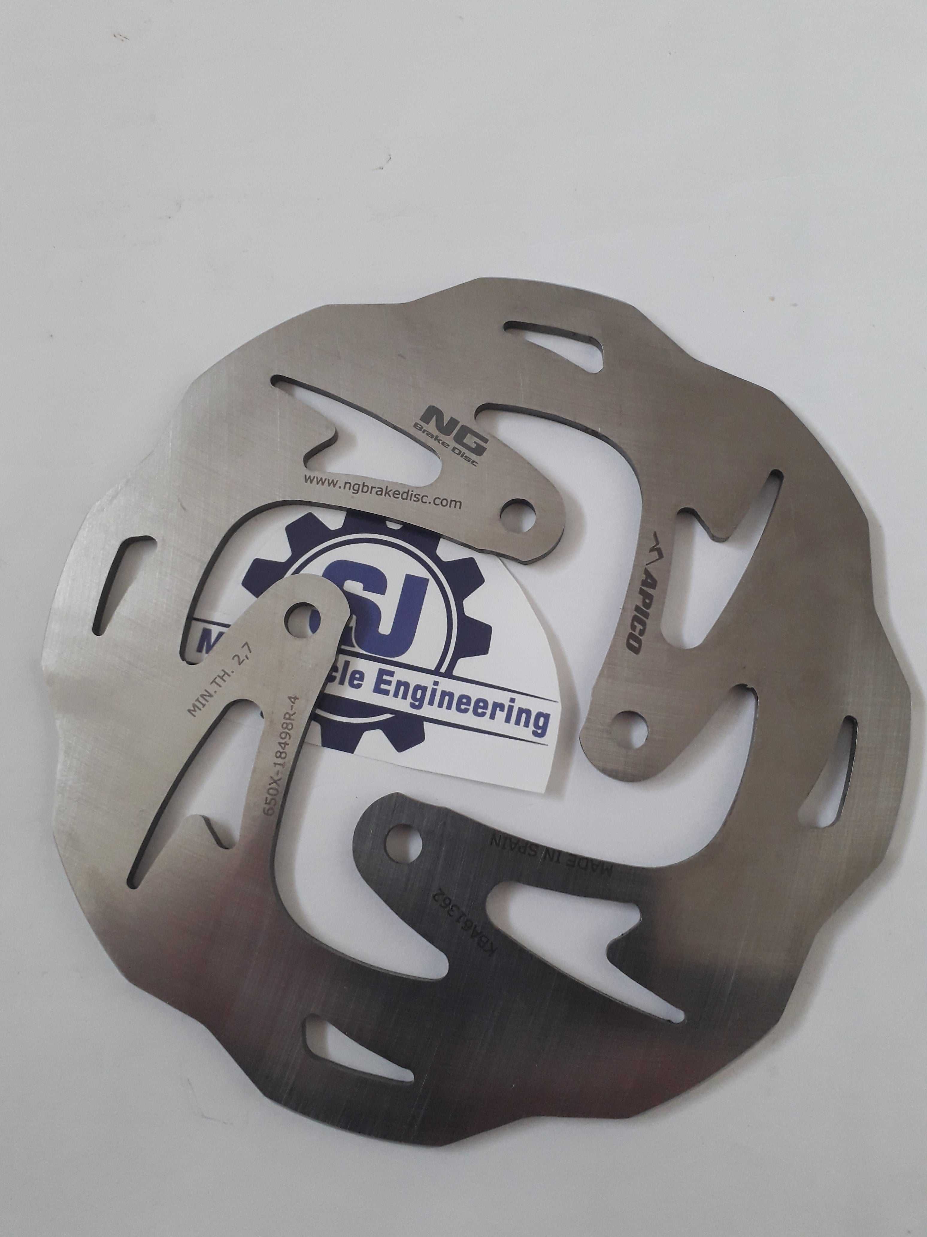 NG, NG WAVY REAR BRAKE DISC (GAS GAS TRS SHERCO SCORPA ETC )