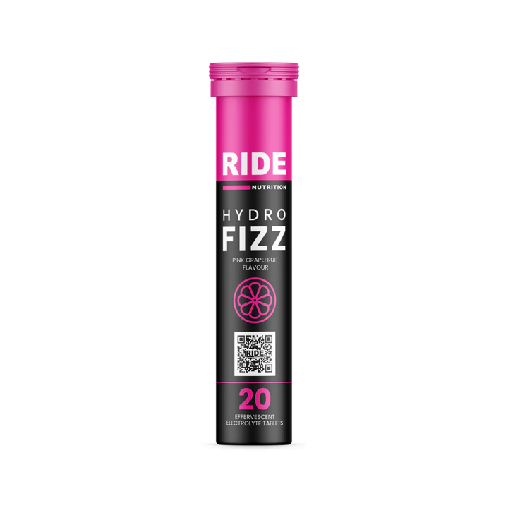 RIDE NUTRITION, RIDE HYDRO FIZZ ELECTROLYTE TABS - PINK GRAPEFRUIT