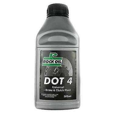 ROCK OIL, ROCK OIL DOT 4 HYDRAULIC BRAKE AND CLUTCH FLUID 500ML